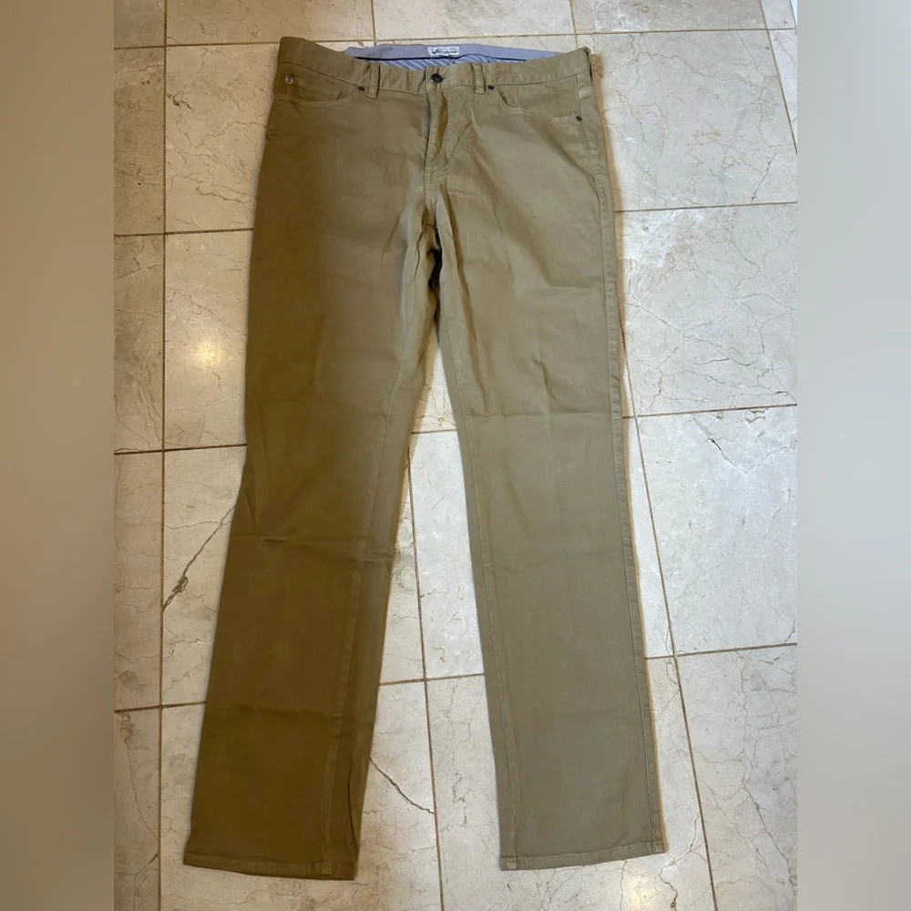 Peter Millar Jeans, Tan, 5-Pocket, Cotton with stretch, Men’s Sz 36 - Picture 7 of 11
